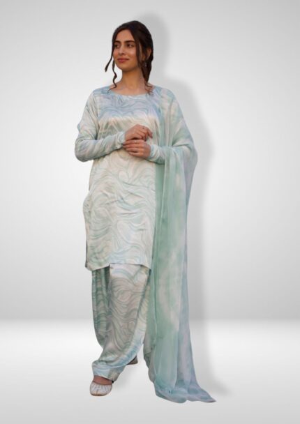 Silk Printed -  3 Piece